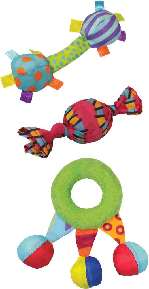 Petstages набор игрушек для собак Mini текстильные, 3 шт.