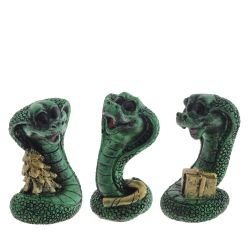 GAEM Фигурка декоративная "Змея", L3 W3,5 H5 см, 3в.