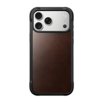 Кожаный чехол MagSafe Nomad Horween Rugged Leather Case для iPhone 17 Pro Max Гибридный чехол из натуральной кожи Horween с повышенным уровнем защиты при падении и сенсорной накладкой для Контроллера камеры
