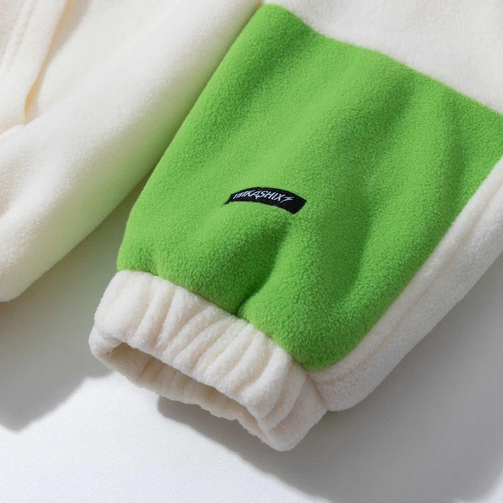 Толстовка YMKASHIX Turbo fleece лаймовый / белый