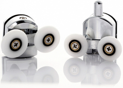 Душевая дверь Abber Schwarzer Diamant 150 AG33150H профиль Хром стекло прозрачное