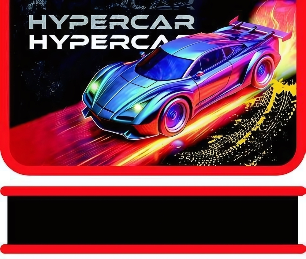 Пенал 1 секц. большой с откидной планкой 190/115 "На пределе скорости 2025" (Пчелка)