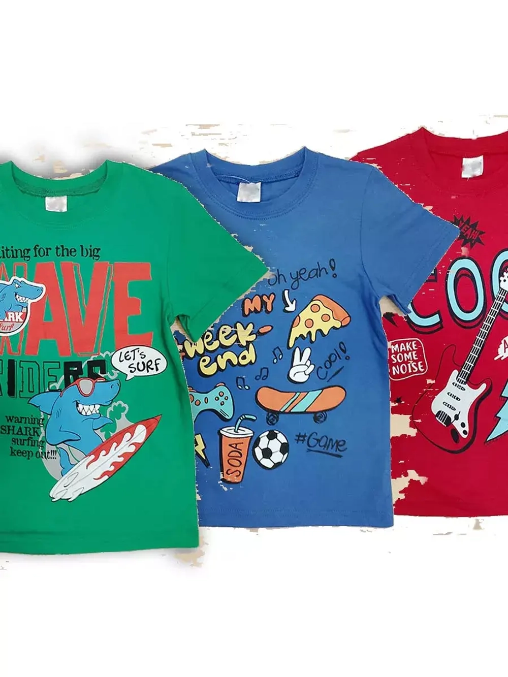 Футболка для садика и школы.Набор 3 шт.мальчик