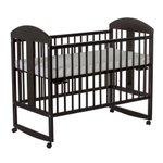 Кровать детская "Мишка" Колесо-качалка Белый Арт. ДМ 01.01