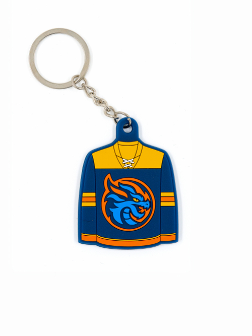 Брелок ПВХ "Хоккейная джерси" двусторонний