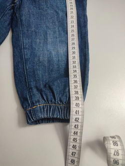 Джинсы H&M с сердечками на 9-12 месяцев