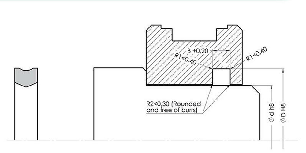 A403-105 Уплотнение крышки 105-112,8-5,8