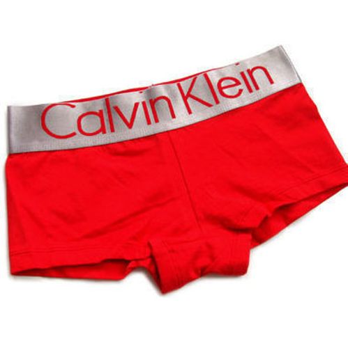 Женские трусы боксеры Calvin Klein Women Steel Boxer Red