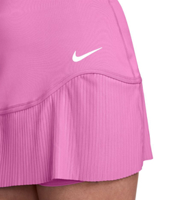 Теннисная юбка Nike Dri-Fit Advantage Pleated Skirt - playful pink/playful pink/white