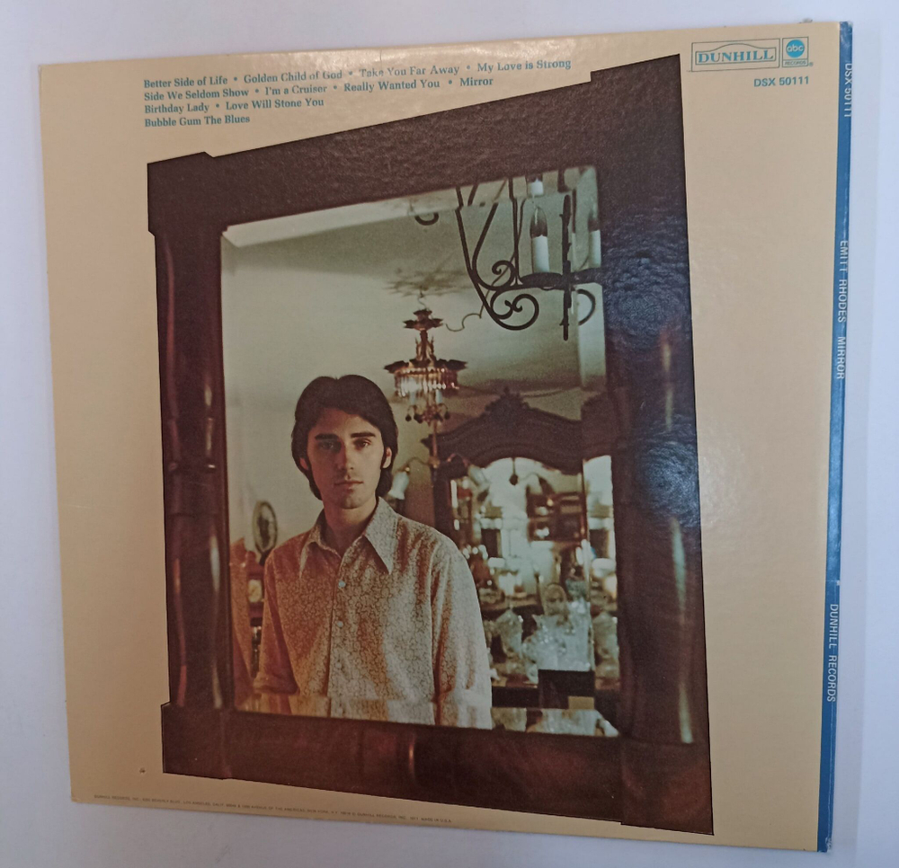 Винтажная виниловая пластинка LP Emitt Rhodes Mirror (USA 1972)