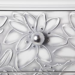 Комод Терра-4 с 4 ящиками Айс Античное серебро