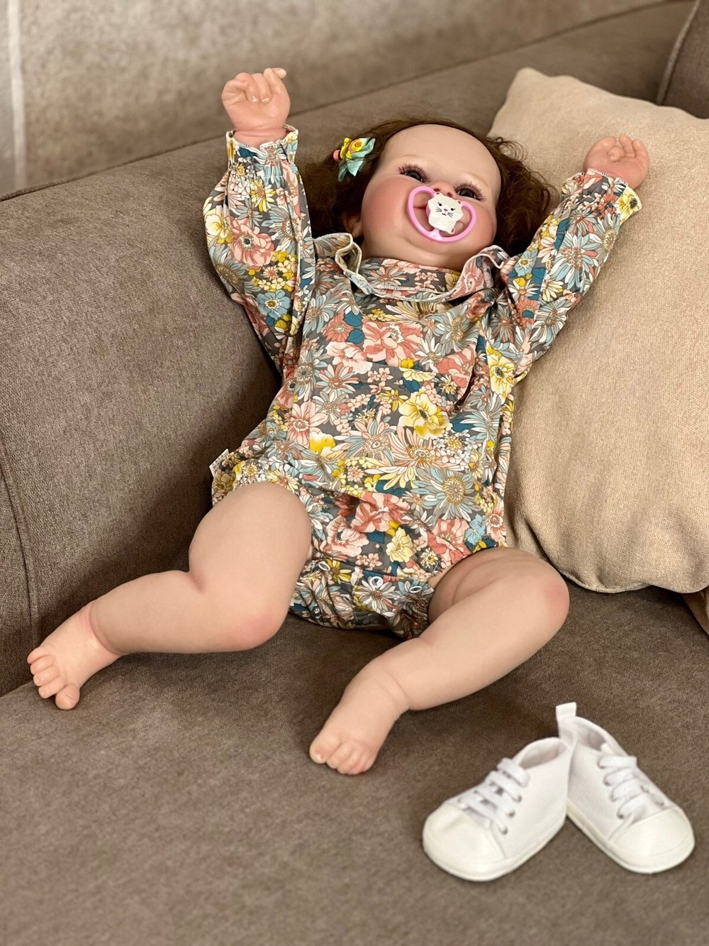 Кукла Реборн мягконабивная 60см в пакете (FA-354)