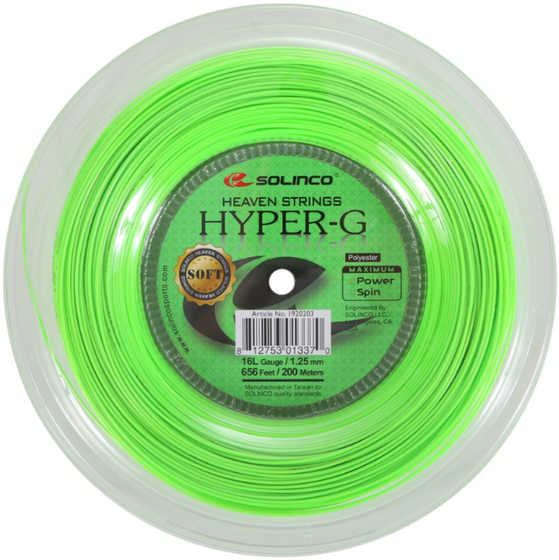 Теннисная струна Solinco Hyper-G Soft - 1.25 Reel (200 м), арт. 1920203
