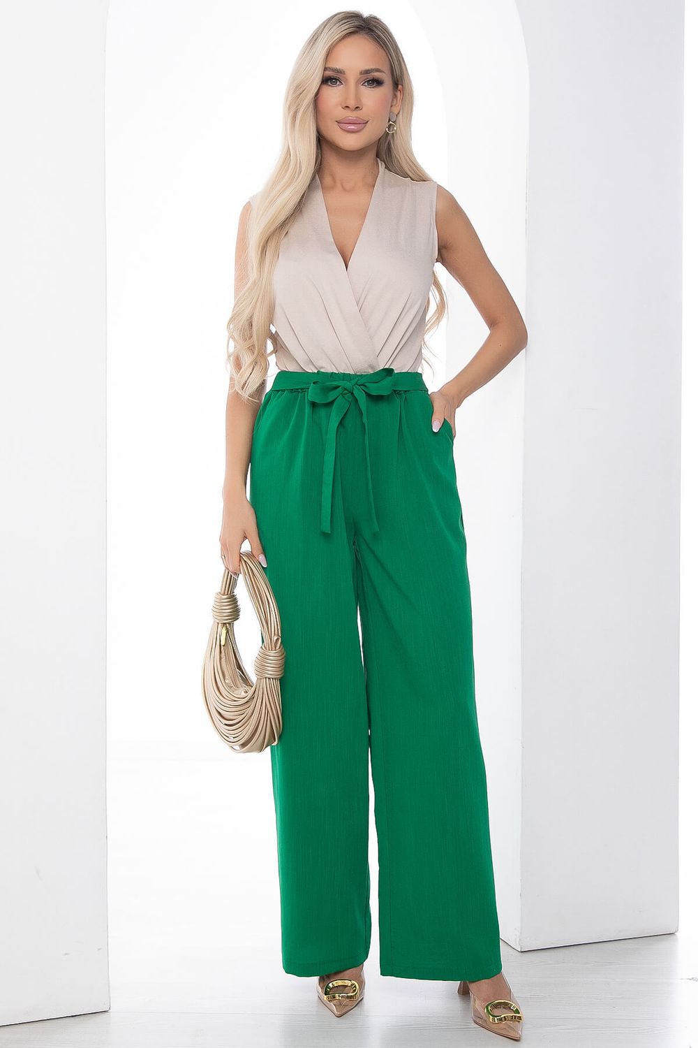 Брюки "Принцесса Жасмин" (зеленые) Б10018 LT Collection