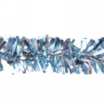 Мишура 2 м 9 см «Неоновые краски», Голубой/Серебро