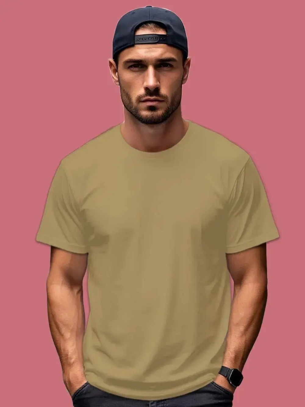 Футболка Взрослая.Премиум однотонная.Набор 2 шт