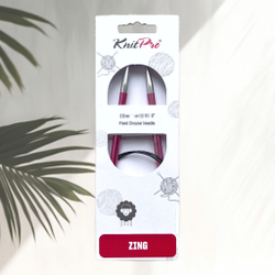 Спицы круговые Zing, 8мм/80см, KnitPro,(47136)