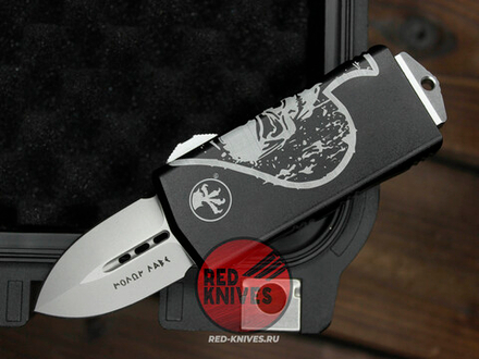 Нож Microtech Exocet D/E Memento Mori - клинок кинжальный