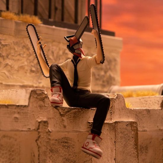 Фигурка Аниме SEGA Человек-бензопила Дэнджи Chainsaw Man Chainsaw Man 14 см / Фигурка по мотивам аниме "Человек бензопила", Дэнджи