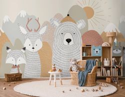 Бесшовная фреска KIDS-87, 2,7 м (Ширина 4 м)