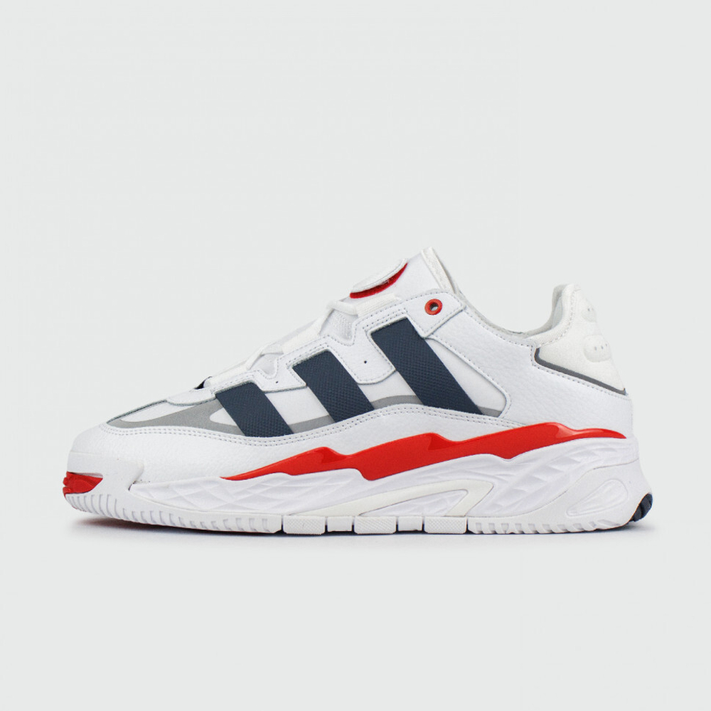 кроссовки Adidas Niteball White / Blue / Red