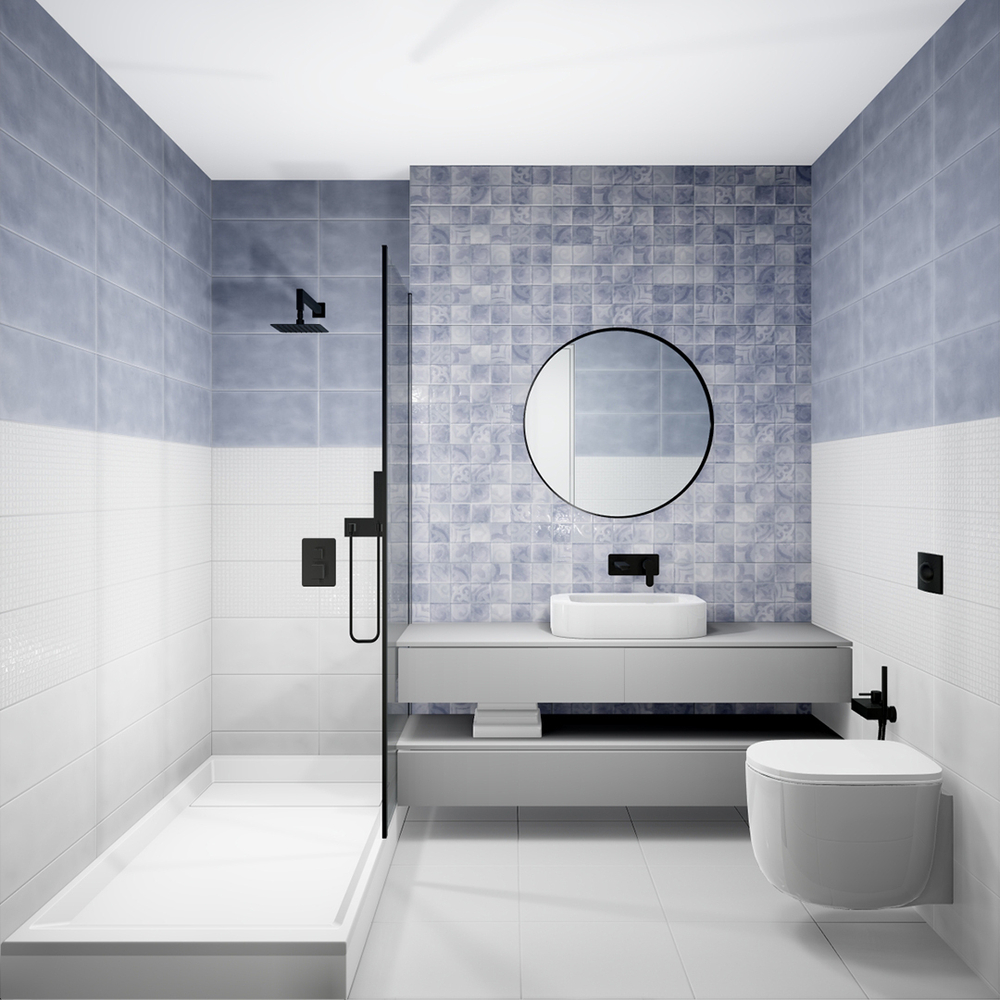Folk blue wall 01 250х600 (1-й сорт)