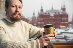 Кружка малая фарфоровая без ручки с берестой Коллекция Gramoty (Берестяные грамоты)