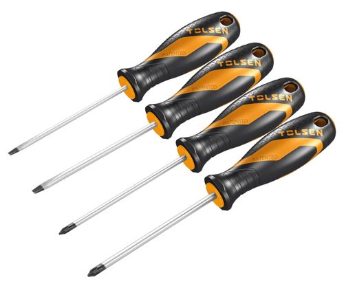 TOLSEN (TT20179) Набор отверток "Gripro", 4 предмета