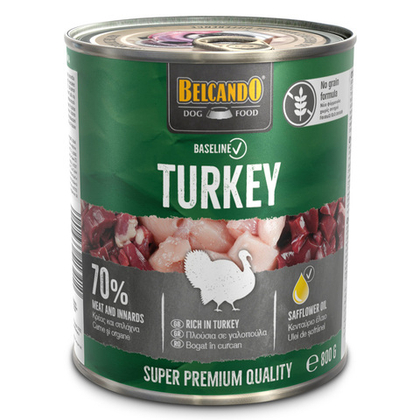 BELCANDO Rich in Turkey / Белькандо консервы для собак Индейка, 800 г