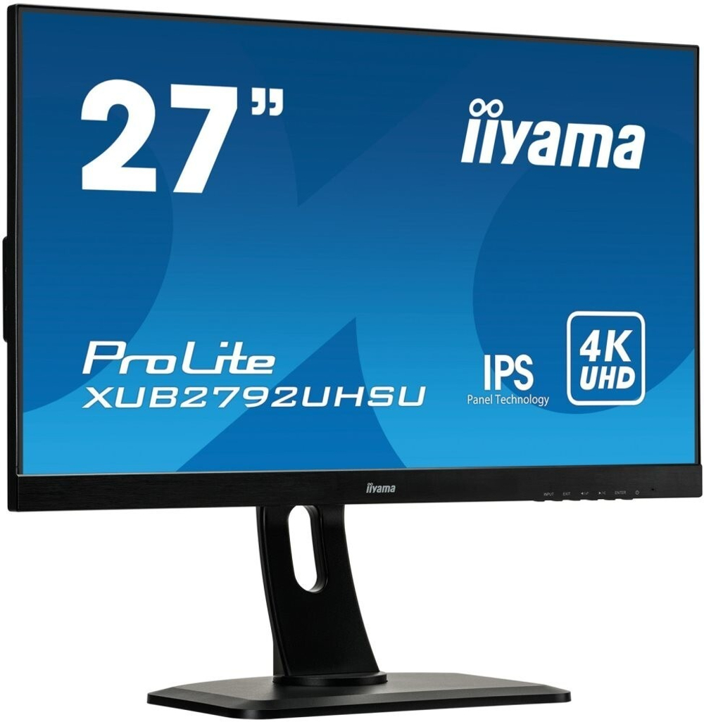 Монитор Iiyama 27;; ProLite XUB2792UHSU-B1 3840x2160 IPS LED 75Гц 4ms DVI HDMI DisplayPort