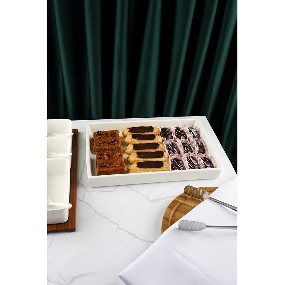 Блюдо прямоугольное 36,5*24,5 см h4,5 см   P.L. [3]