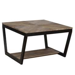 Стол журнальный BeautyStyle 32 дуб крымский состаренный/венге