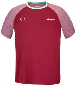 Мужская теннисная футболка Babolat Crew Neck T-Shirt Lebron - красный