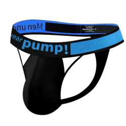 Мужские трусы стринги черные PUMP! MP259-2