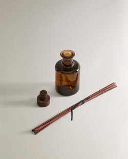 Zara Home Аромадиффузор Incense Leather 95 мл, тростниковые палочки микадо, аромат восточный древесный, Коричневый