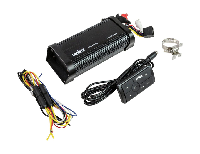 Морской усилитель 2X150W с пультом управления