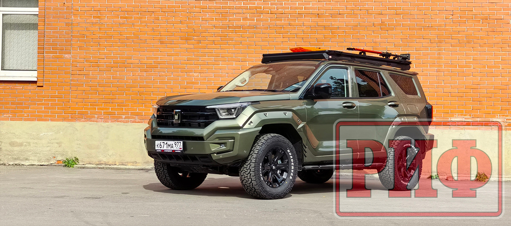 Багажник экспедиционный (платформа) алюминиевый 1250x2080 мм для TANK 400 (с крепежом) РИФ