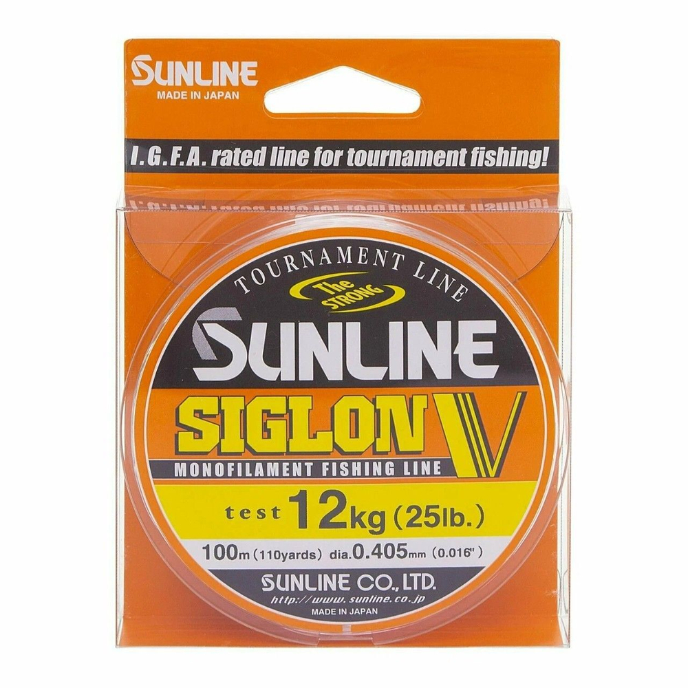 Леска для рыбалки SUNLINE Siglon V 100м 10R CONNECTED #2.0/10LB/0.235mm