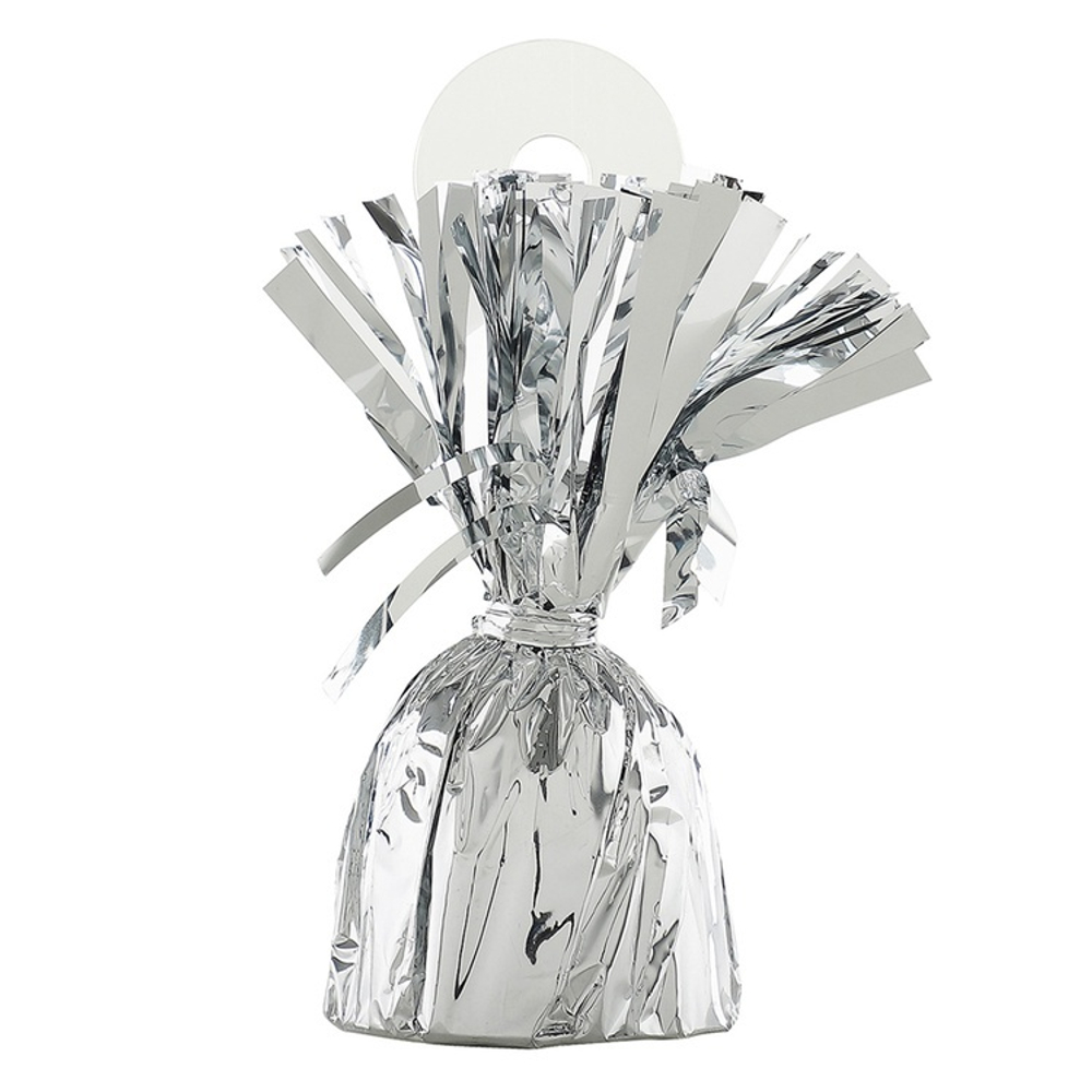 Грузик д/шара Конус серебряный 170гр.