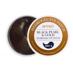 Гидрогелевые патчи для век с чёрным жемчугом Petitfee Black Pearl & Gold Hydrogel Eye Patch 60 шт.