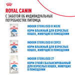 Royal Canin Indoor Sterilized Корм консервированный для кошек от 1 до 7 лет живущих в помещении паштет 85г
