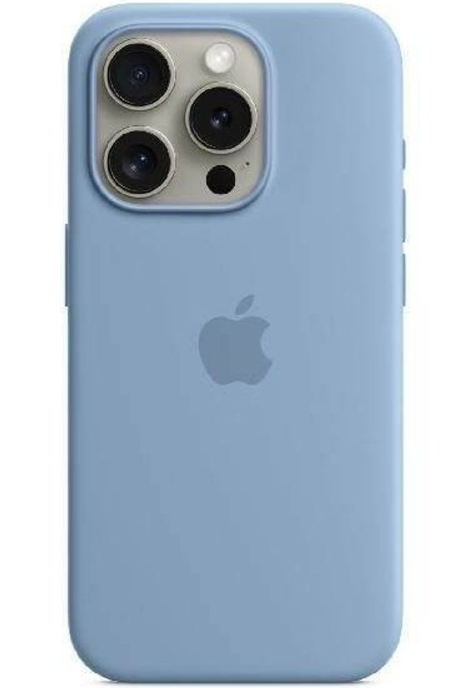 Накладка IPhone 15 Plus with MagSafe winter blue