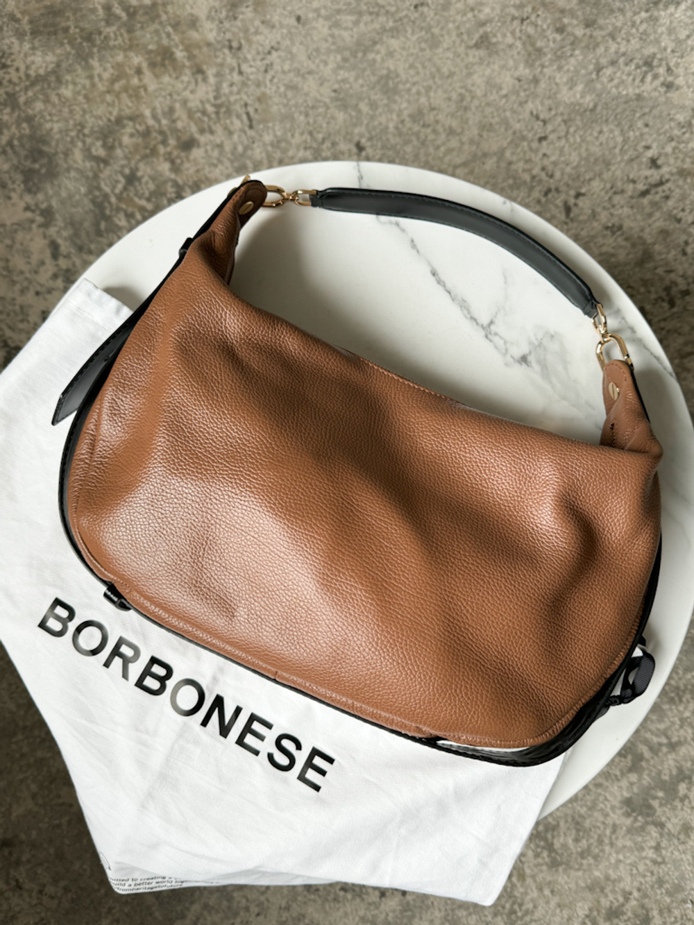 Кожаная сумка Borbonese