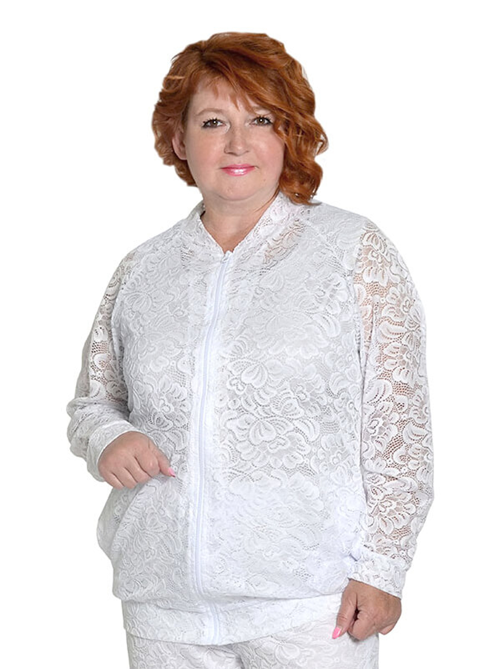 Летний кружевной жакет Доминика