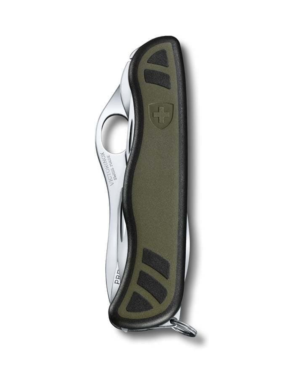 Нож перочинный VICTORINOX Swiss Soldier's Knife 08, 111 мм, 10 функций, зелёный с чёрными вставками