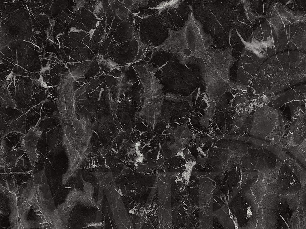 Круглый журнальный столик Рейн (большой) (последний экземпляр)(590 х 590) (Черный матовый, Пластик глянец Мрамор белый 3027)