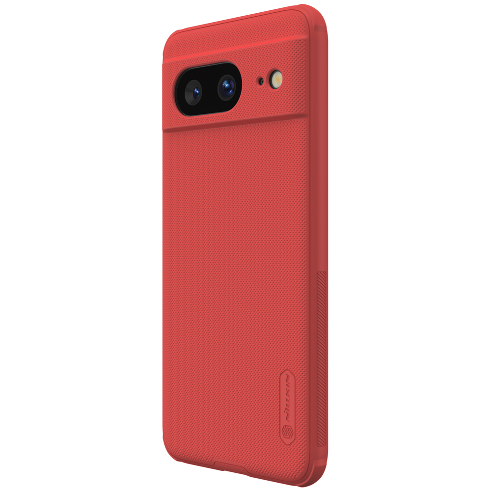 Чехол усиленный красного цвета от Nillkin для Google Pixel 8, серия Super Frosted Shield Pro