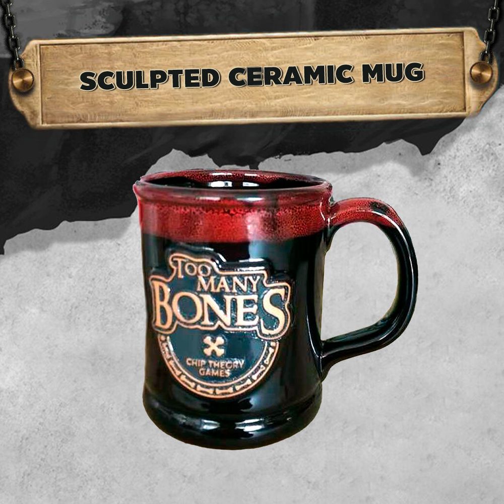 (Бронь) Too Many Bones: Sculpted Ceramic Mug