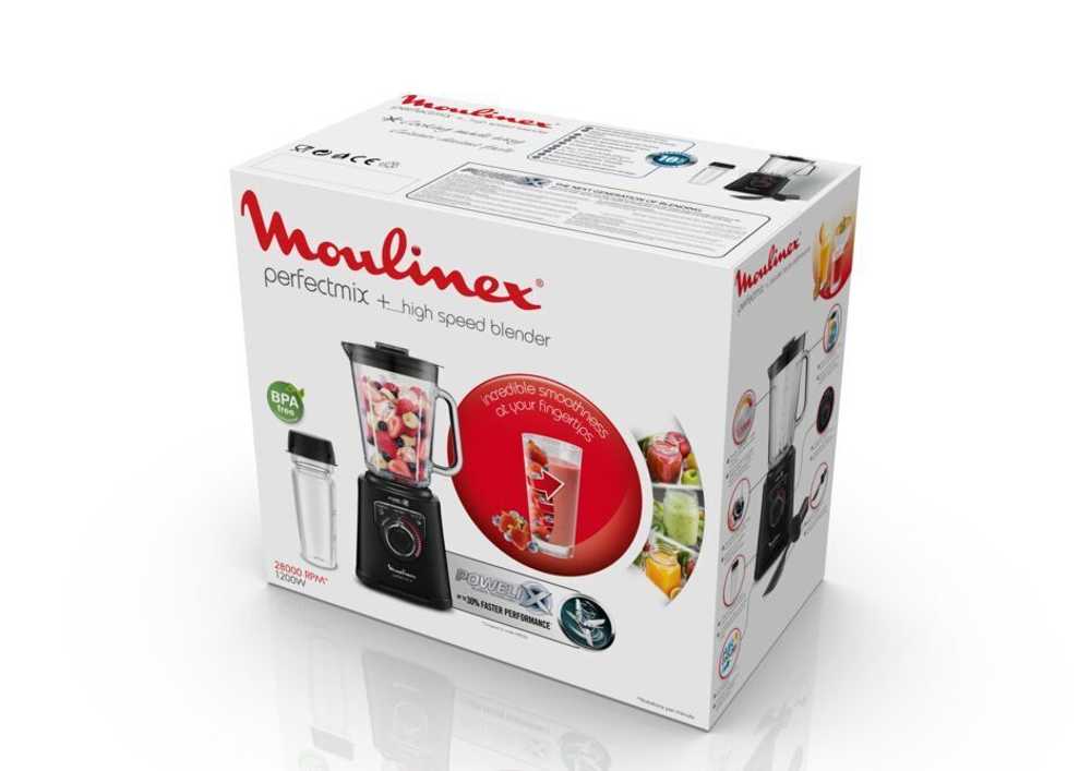 Высокоскоростной блендер Moulinex Perfectmix+ LM81G810