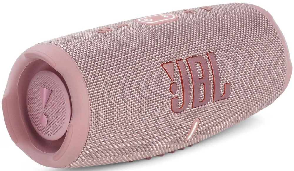 Колонка портативная JBL Charge 5, 40Вт, розовый [jblcharge5pink]